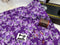 Violet Roses - cotton lycra - 150cm wide
