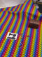 Rainbow Tiles - cotton lycra - 150cm wide - clearance