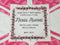 Custom Made QUILT LABEL, organic quilting cotton, Style 17 - Heart Border
