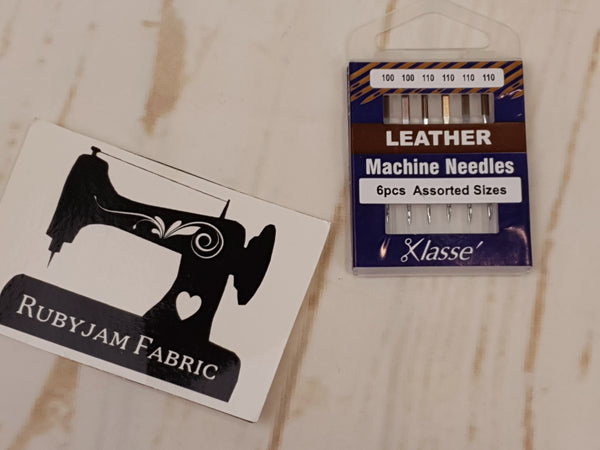 Klasse Leather Needles - ASSORTED 100+110 - Pack of 6