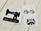 Sewing Machine - Hook Earrings - by Trash Panda