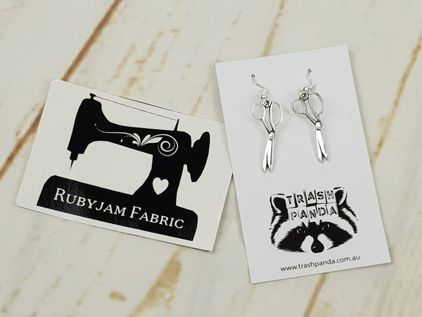 Scissors - Hook Earrings - by Trash Panda