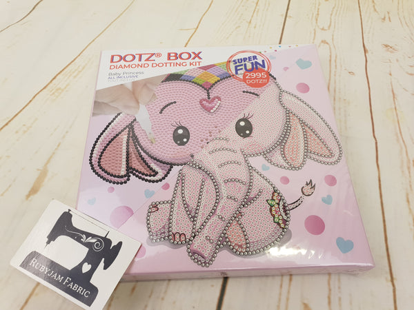Diamond Dotz - Baby Princess the Pink Elephant - Facet Art Kit - clearance