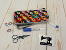 Cotton Reels - Small Sewing Storage Tin - Bespoke