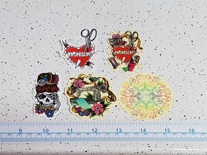 Sewciopath Sticker Collection - Full Set - LIMITED EDITION