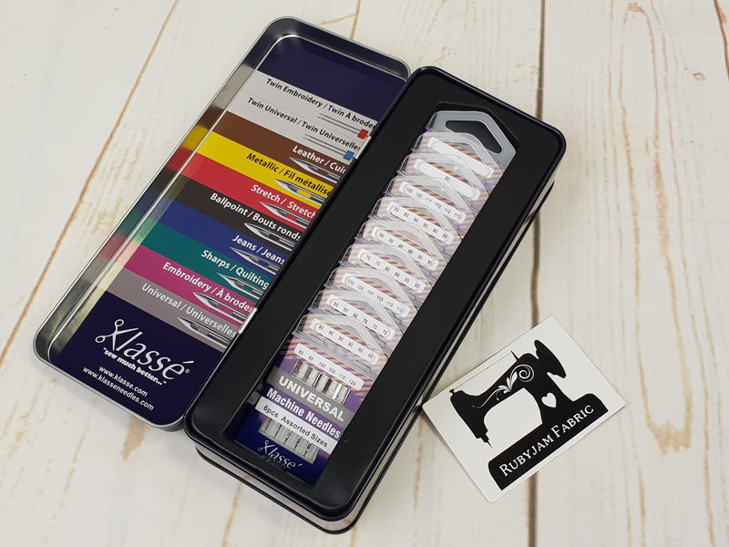 Klasse Premium Value Pack - Assorted Machine Needles with Tin - clearance