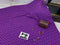 Purple Dragon Scales - cotton lycra - 150cm wide