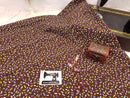 Chocolate Sprinkles - cotton lycra - 150cm wide