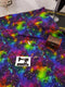 Intergalactic Rainbow - cotton lycra - 150cm wide