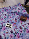 Misty Floral - cotton lycra - 150cm wide