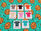 Kawaii Cookies - cotton lycra - 150cm wide