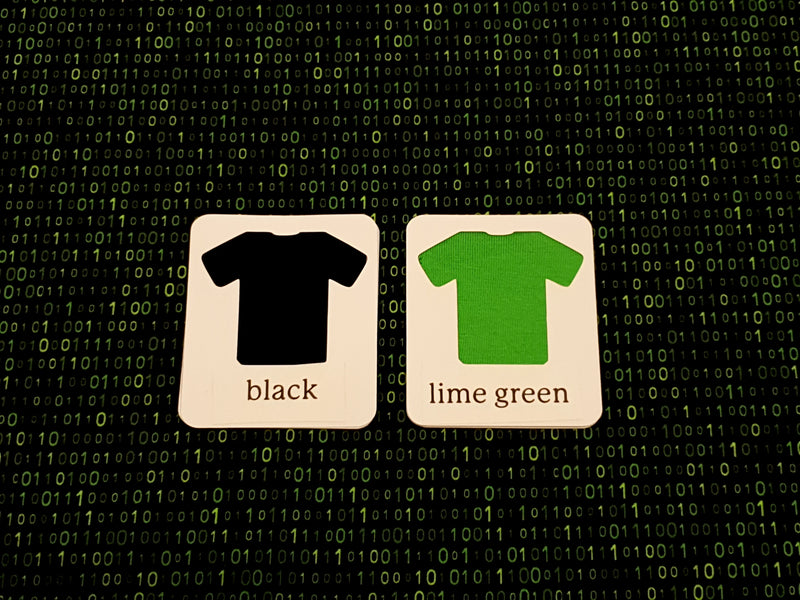 Binary - cotton lycra - 150cm wide