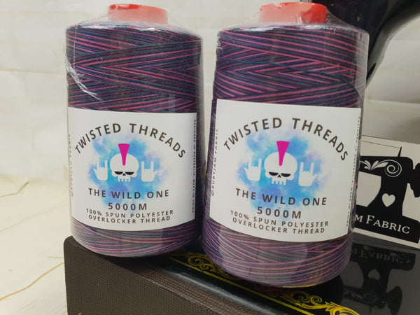 The Wild One - Twisted Threads - 5000M Variegated Overlocker Thread