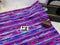 Grunge Stripes - Blue Purple Navy - cotton lycra  - clearance