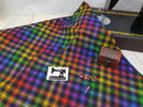 Rainbow Tartan - cotton lycra - 150cm wide