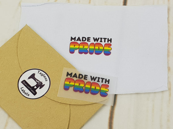 Made With Pride - Tagless Label Transfers