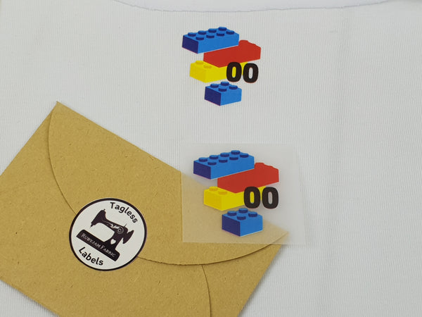 Building Bricks - Size 00 - Tagless Label Transfers