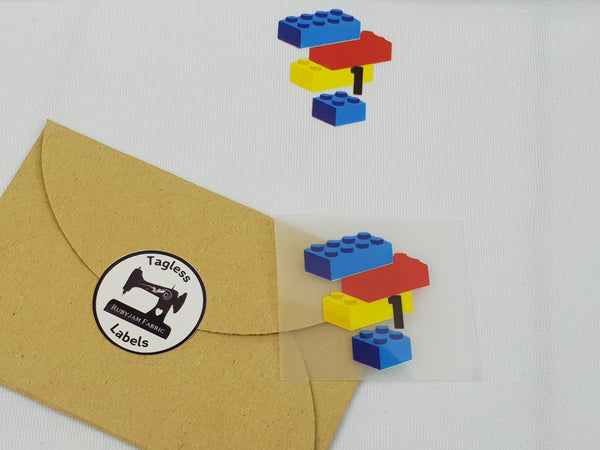 Building Bricks - Size 1 - Tagless Label Transfers