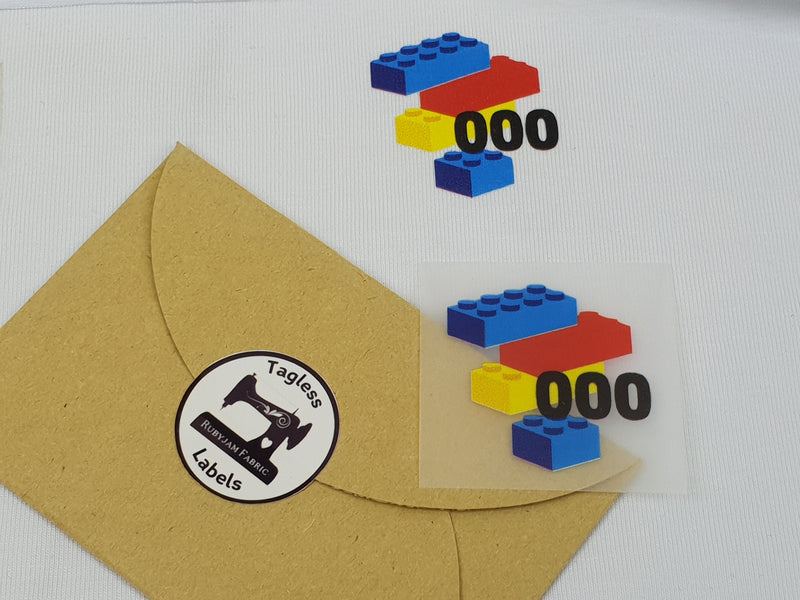 Building Bricks - Size 000 - Tagless Label Transfers