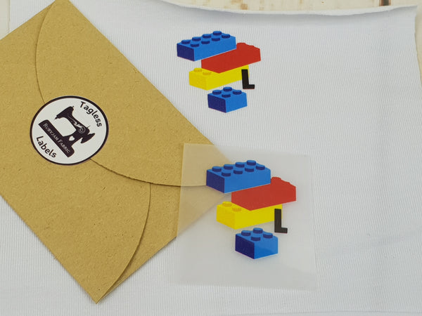 Building Bricks - Size L - Tagless Label Transfers