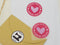 Handmade With Love - Pink Circle - Tagless Label Transfers