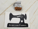 Make Coffee Not War - Enamel Pin Badge
