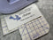 Custom Made QUILT LABEL, organic quilting cotton, Style 36 - Blue Bird