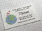 Custom Made QUILT LABEL, organic quilting cotton, Style 38 - Rocket & Earth