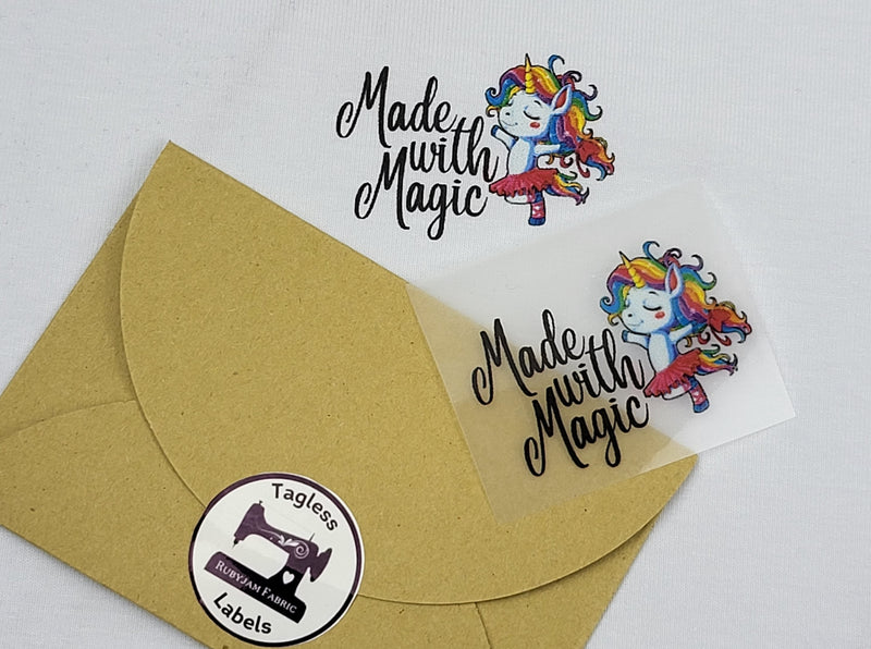Made With Magic (Unicorn) - Tagless Label Transfers