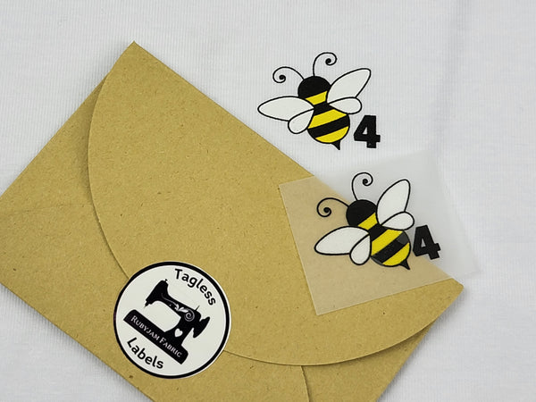 Bee - Size 4 - Tagless Label Transfers