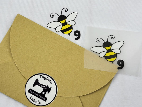 Bee - Size 9 - Tagless Label Transfers