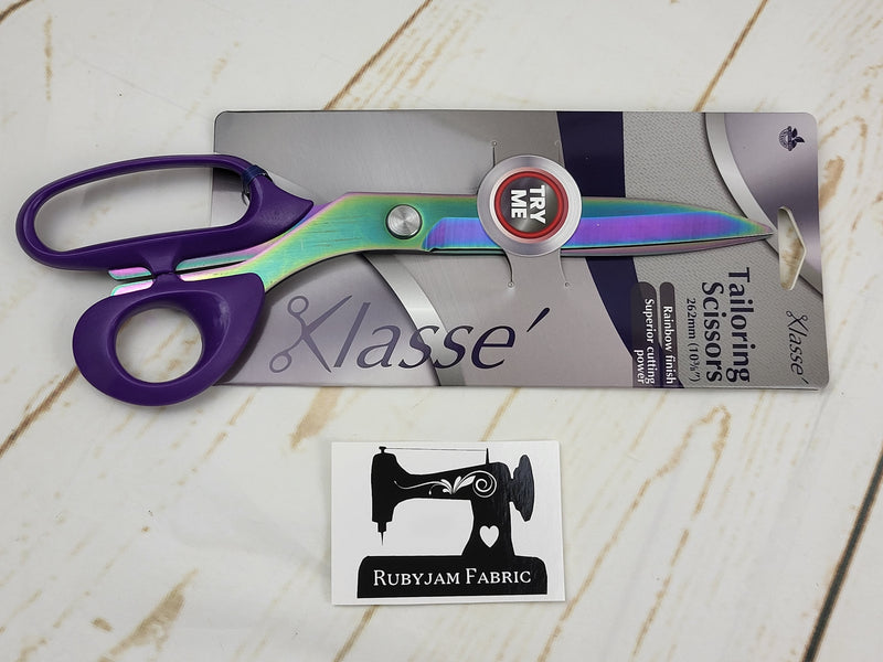 Klasse Rainbow Tailoring Scissors 10" - clearance