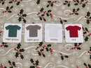 Christmas Holly - cotton lycra - 150cm wide - clearance