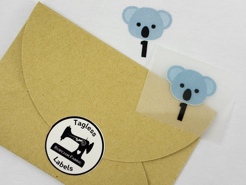 Koala - Size 1 - Tagless Label Transfers