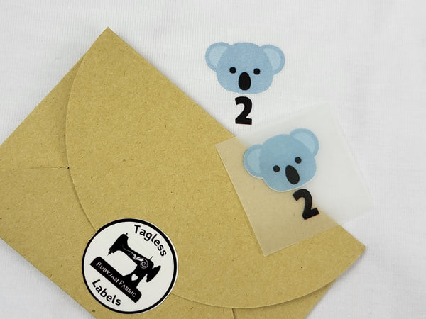 Koala - Size 2 - Tagless Label Transfers