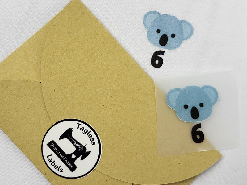 Koala - Size 6 - Tagless Label Transfers