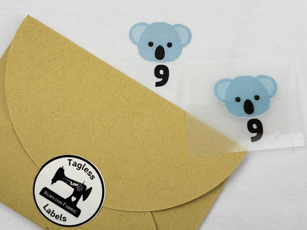 Koala - Size 9 - Tagless Label Transfers