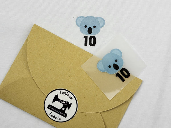 Koala - Size 10 - Tagless Label Transfers