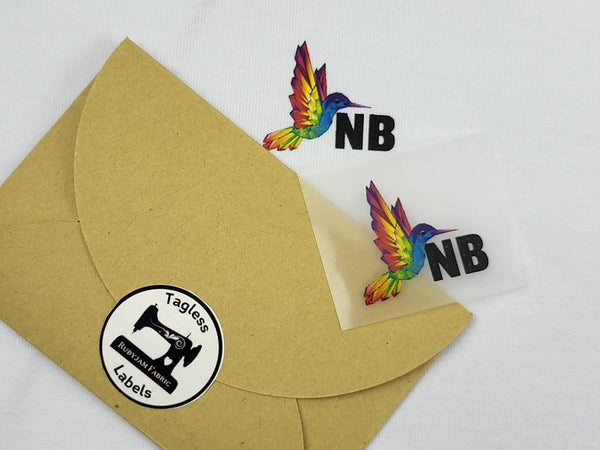 Rainbow Hummingbird - Size NB - Tagless Label Transfers