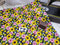 Sunflowers - cotton lycra - 150cm wide - clearance