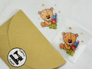 Christmas Teddy Bear - Tagless Label Transfers