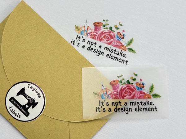 It's Not a Mistake, It's a Design Element - Tagless Label Transfers
