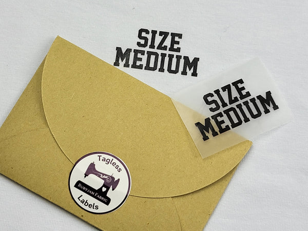 SIZE MEDIUM - Tagless Label Transfers