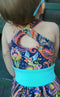 Indian Paisley - bamboo lycra - 150cm wide