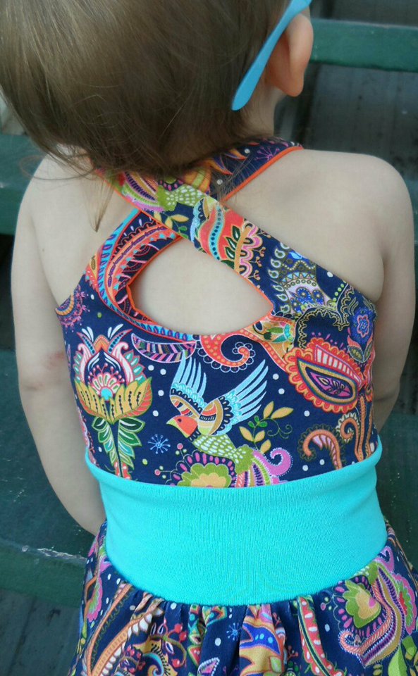 Indian Paisley - bamboo lycra - 150cm wide