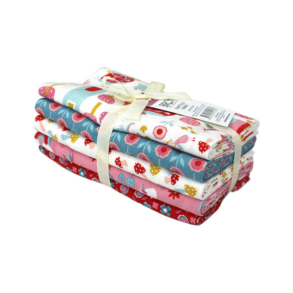 100% cotton fat quarter bundle featuring beautifully curated fairytale inspired images