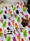 Ice Cream Parlour - cotton lycra - 150cm wide - clearance