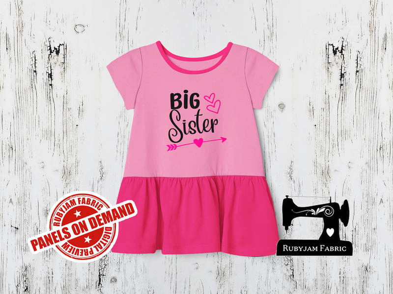 Big Sister - LIGHT PINK - Panels On Demand