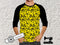Biohazard - cotton lycra - 150cm wide