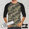 Camouflage Green Brown Army - cotton lycra - 150cm wide